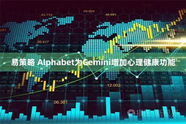 易策略 Alphabet为Gemini增加心理健康功能